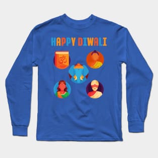 Happy Diwali Long Sleeve T-Shirt